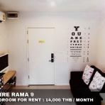 (เช่า) FOR RENT ASPIRE RAMA 9 / 1 bedroom / 32 Sqm. 14,000 CLOSE MRT RAMA 9