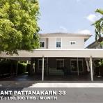 (เช่า) FOR RENT THE PLANT PATTANAKARN / 4 beds 4 baths / 83 Sqw.**190,000** CLOSE ARL HUAMARK