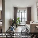 (เช่า) FOR RENT IDEO SATHORN - THAPRA / 1 bedroom / 31 Sqm.**12,000** CLOSE BTS PHONIMIT
